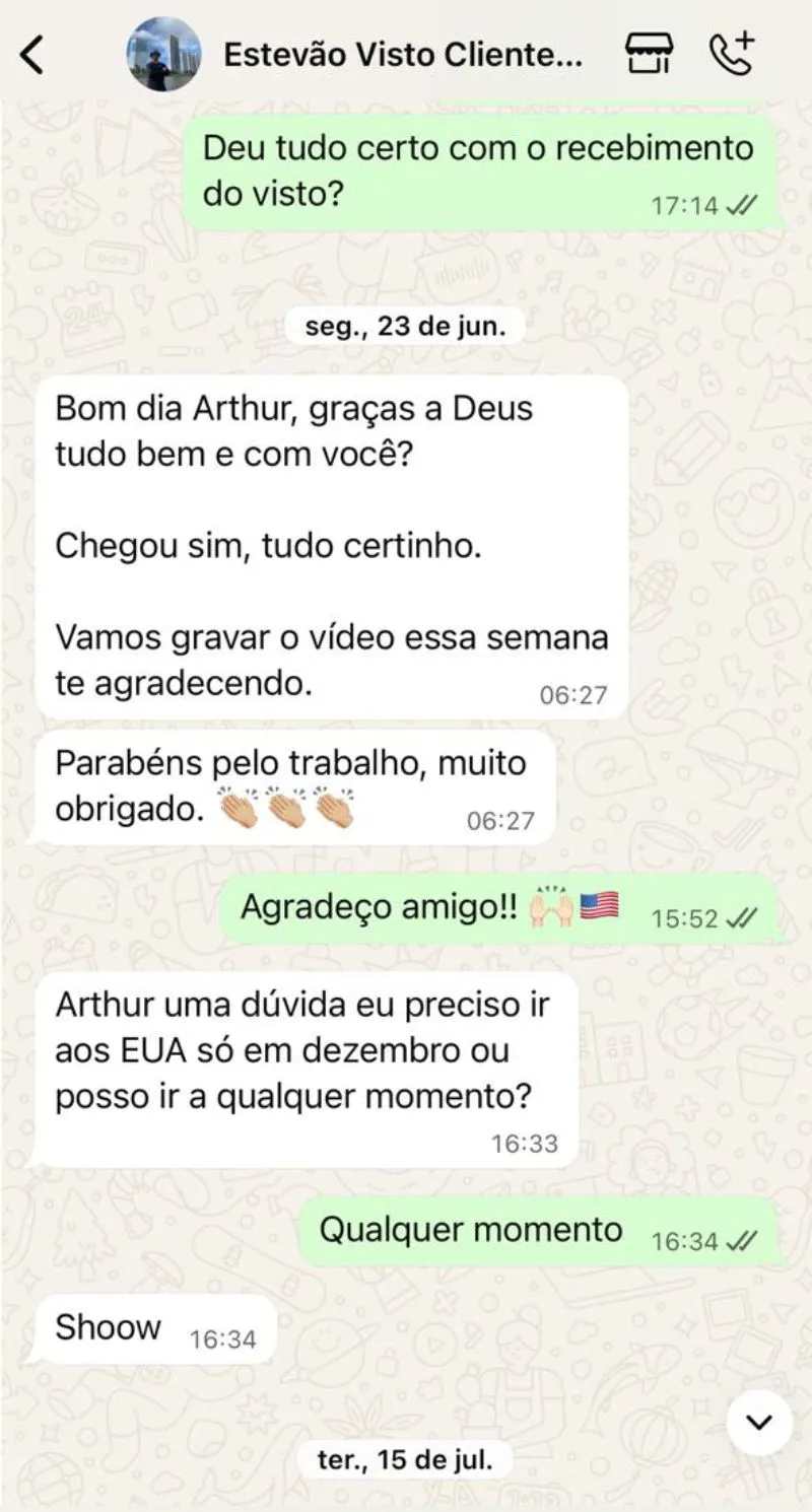 Conversa de aprovação 2