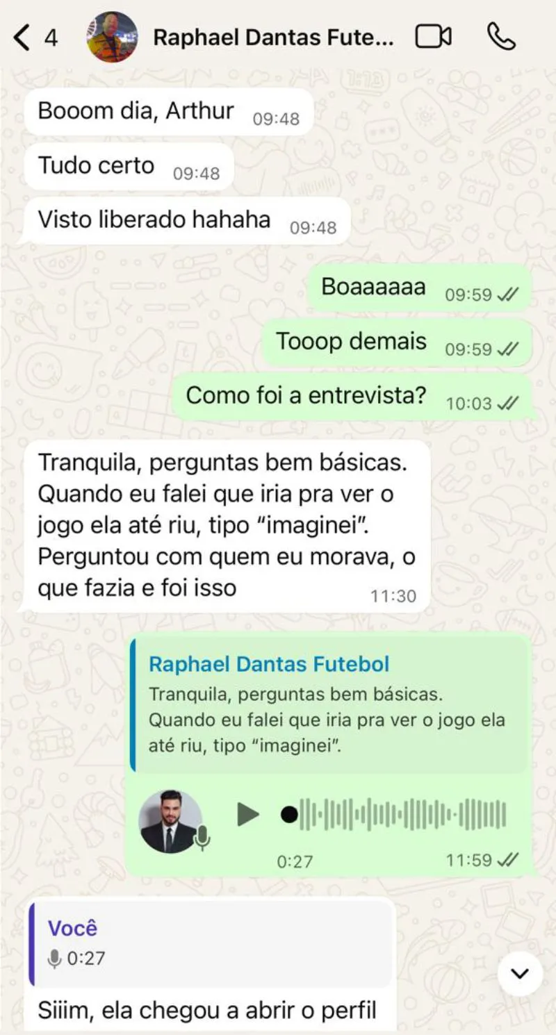 Conversa de aprovação 4